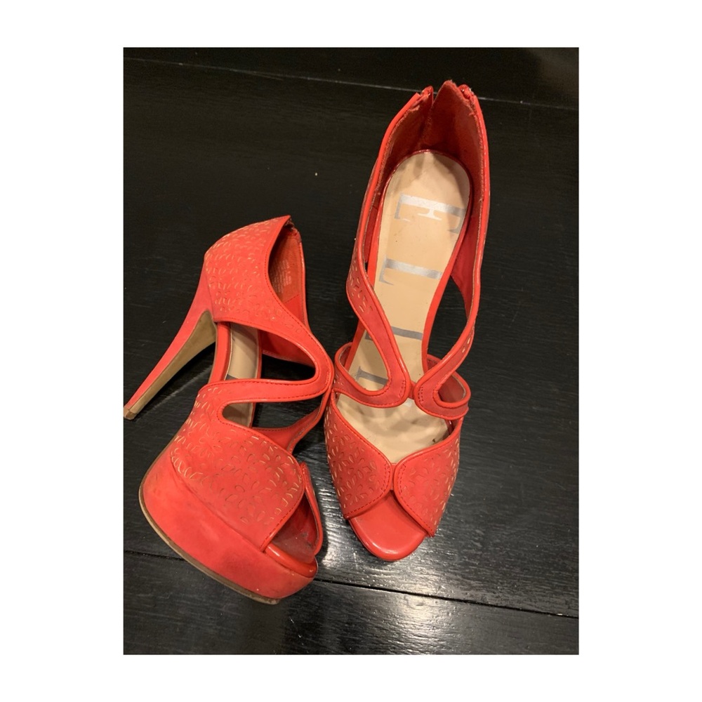 Coral heels